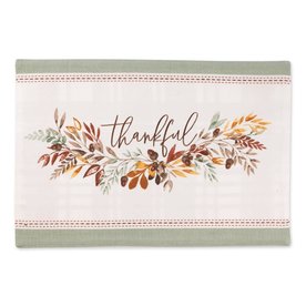 Tickled PInk Thankful Embellished Placemat   751993