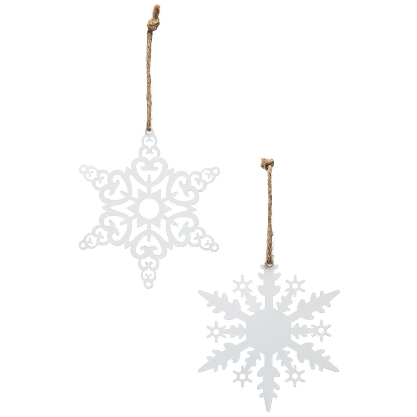 Meravic Snowflake Metal Ornament  R8479 loading=