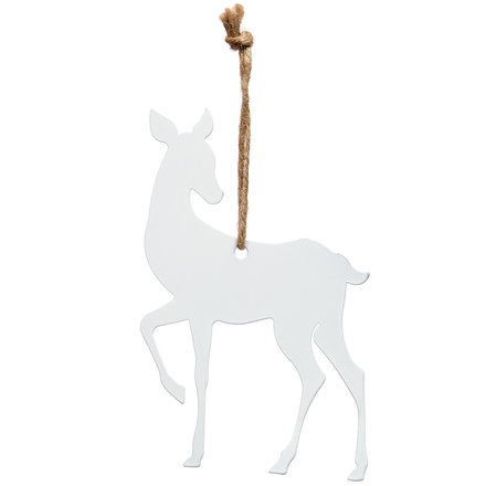 Meravic WINTER DEER METAL ORNAMENT  R8482