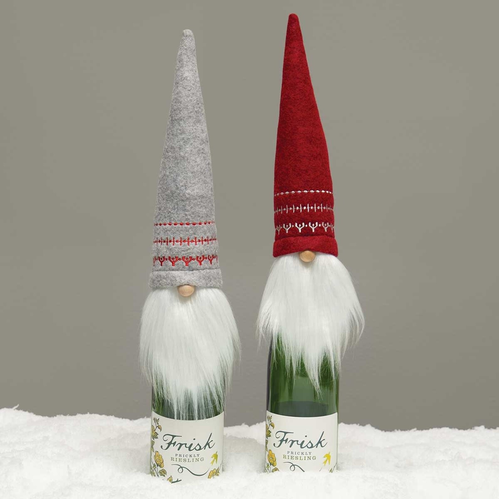 Meravic EMBROIDERED HAT GNOME BOTTLE TOPPER R8762 loading=