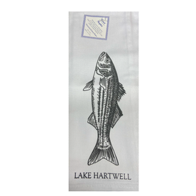 International Culinary Design Lake Hartwell Bass Towel  1005LH