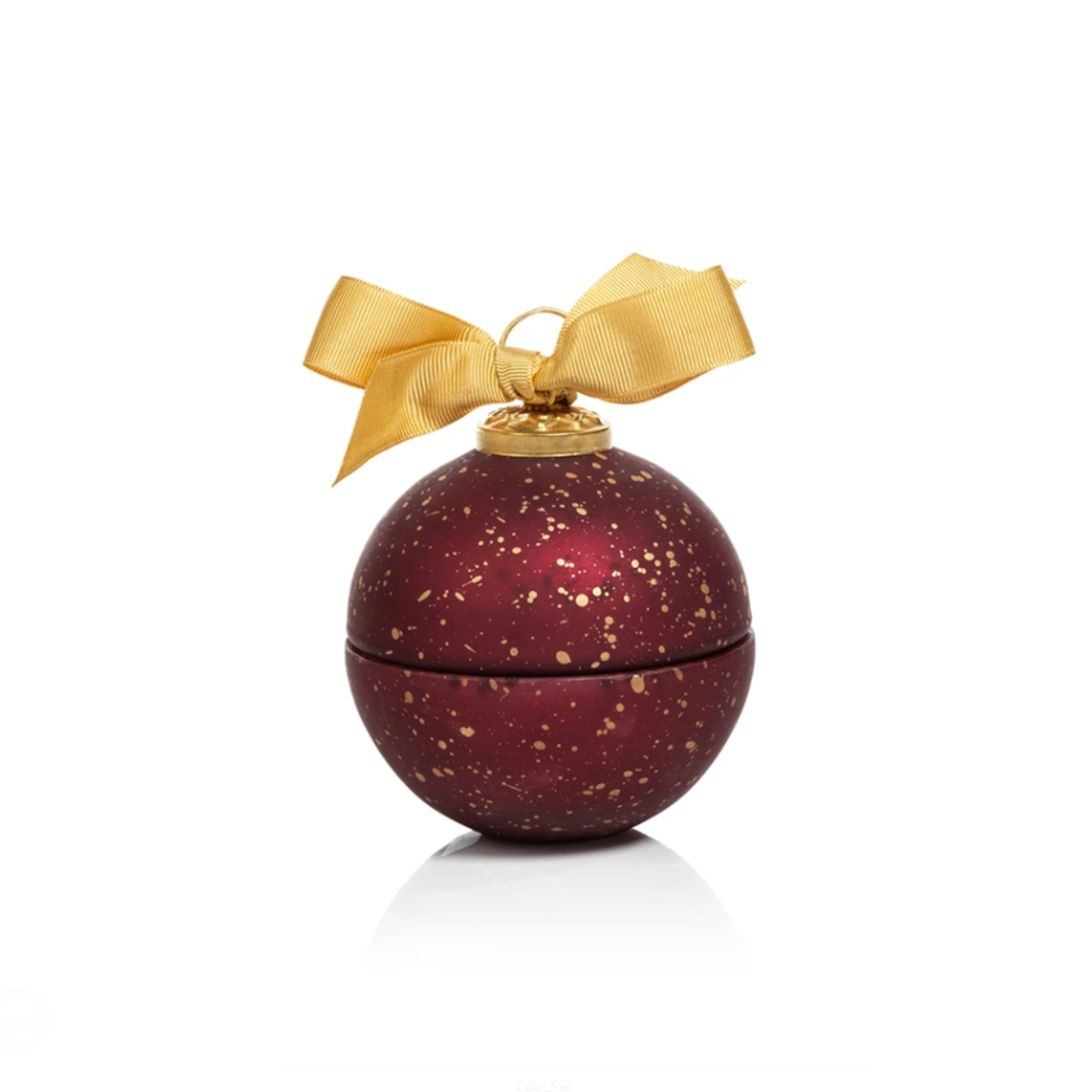 Zodax Scented Candle Ornament Burgundy IG-2604 loading=
