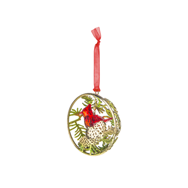 Ganz Pinecone Cardinal Ornament    ACRYX-191