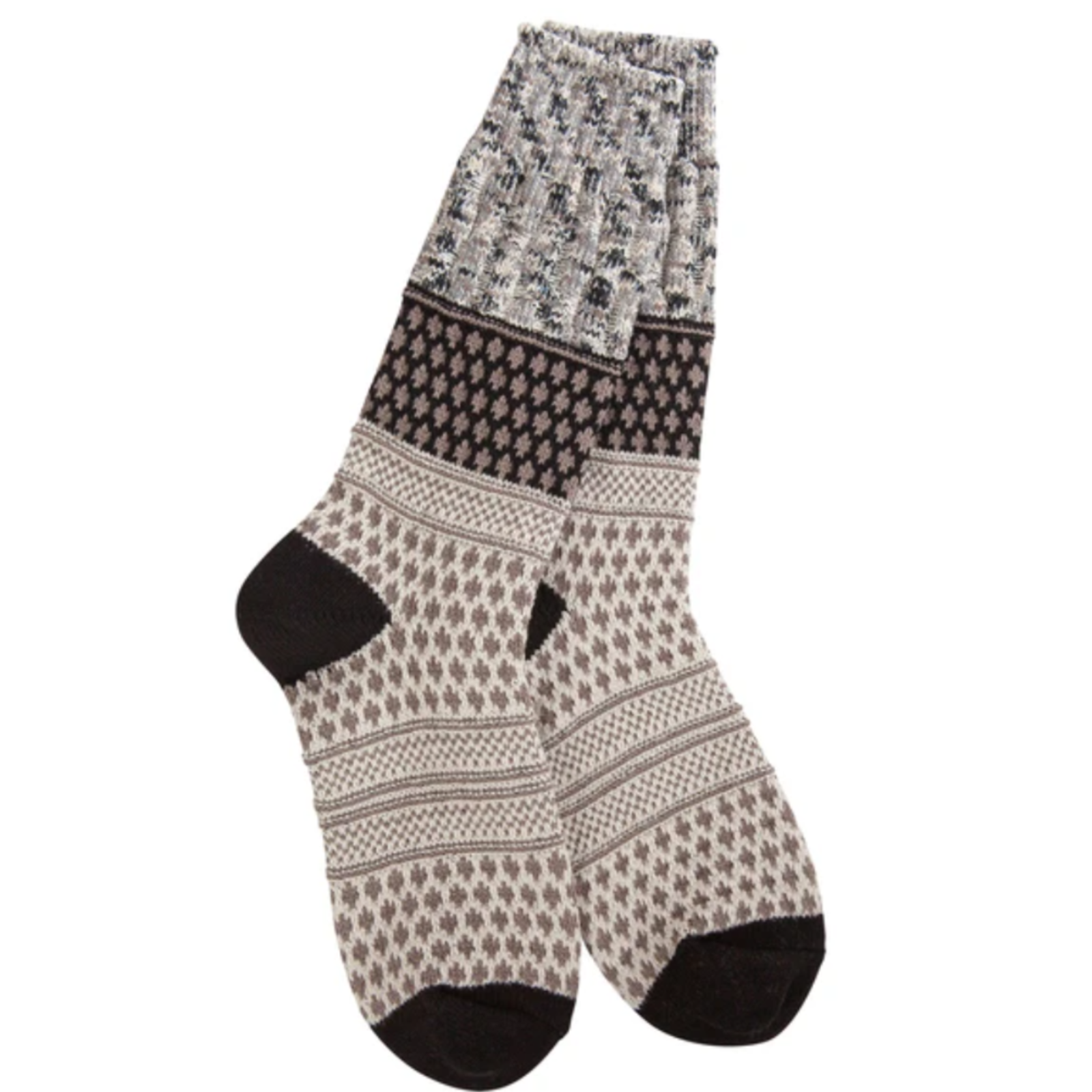 World's Softest GALLERY TEXTURED CREW Sock WS77724 loading=