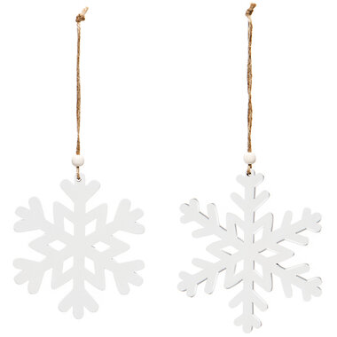 Meravic Snowflake Wood Ornament  R8902