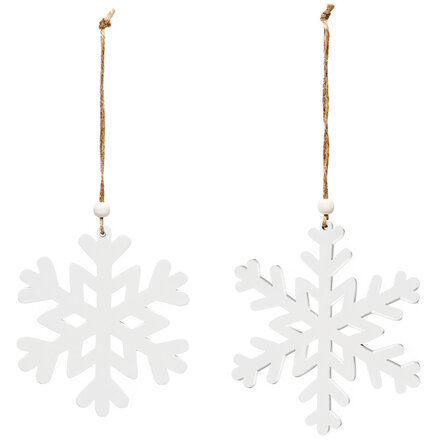 Meravic Snowflake Wood Ornament  R8902