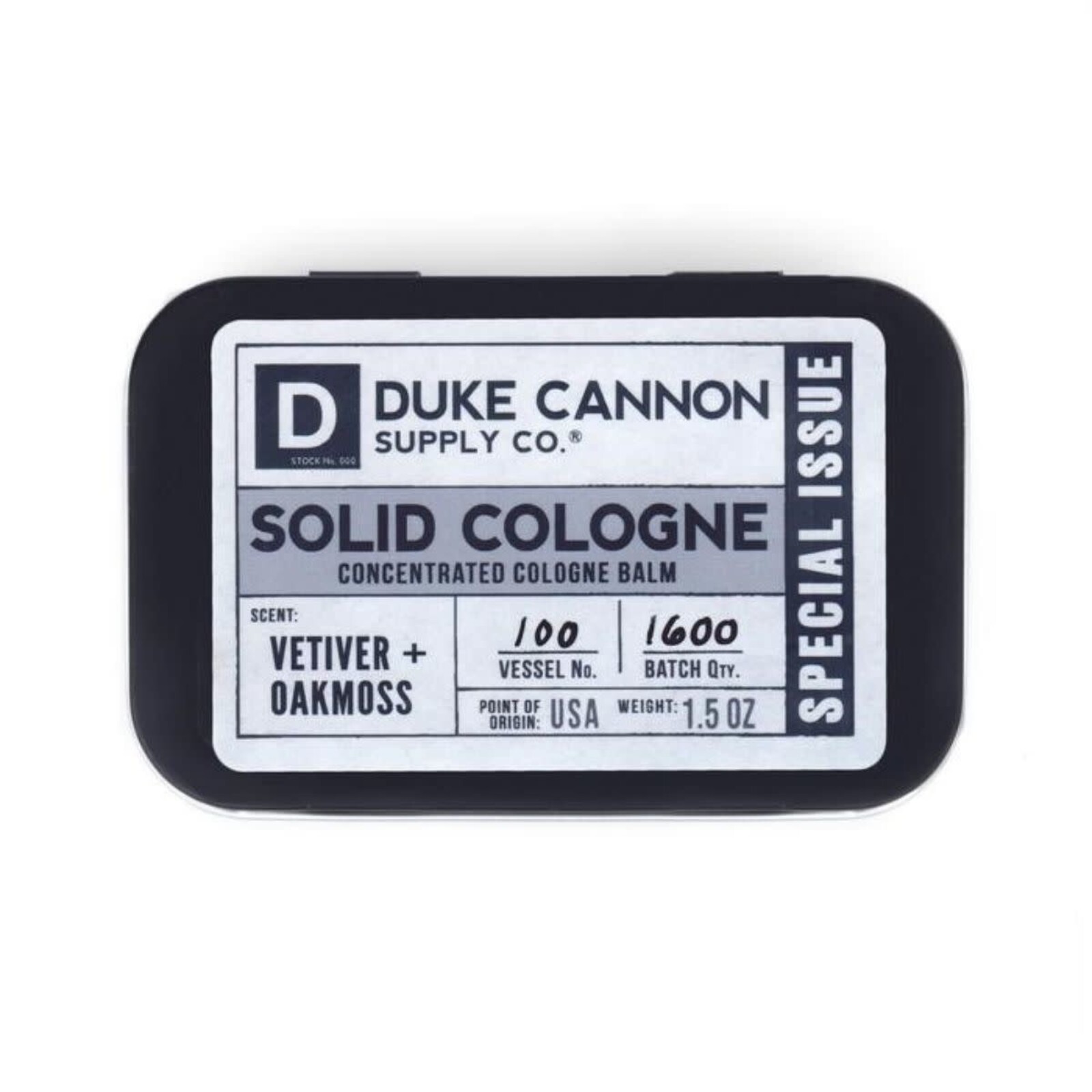 Duke Cannon Solid Cologne Vetiver and Oakmoss  SCVETIVER loading=