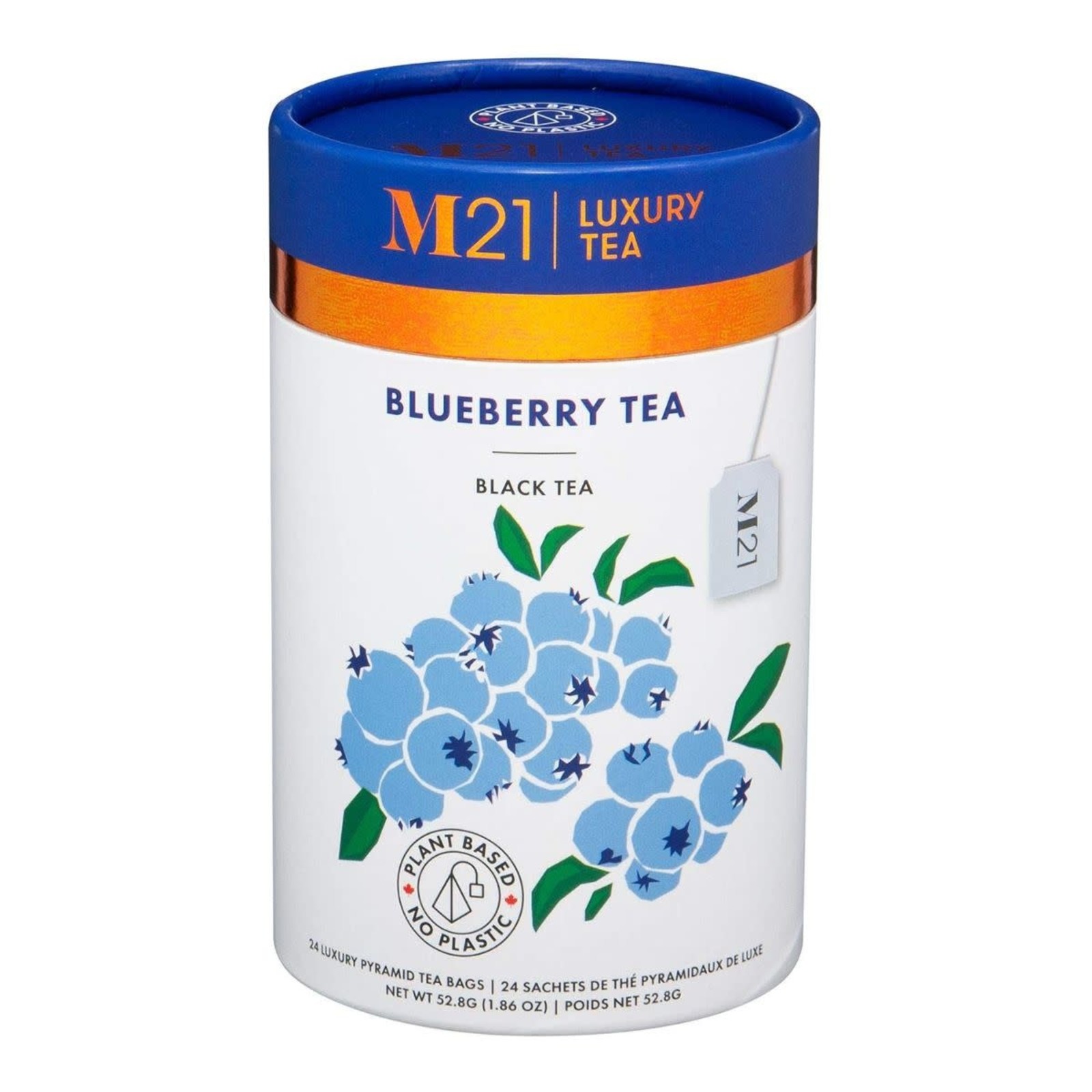 The Metropolitan Tea Company LTD. BLUEBERRY TEA Black Tea-12 Bags per Container loading=