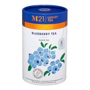 The Metropolitan Tea Company LTD. BLUEBERRY TEA Black Tea-12 Bags per Container
