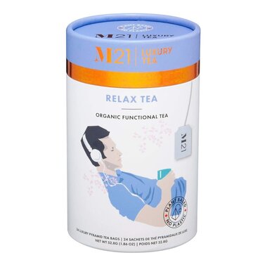 The Metropolitan Tea Company LTD. Relaxation Tea  24 teabags per can 24py-fure-66pc-40g