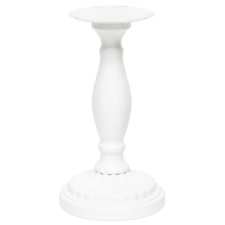 Meravic METAL CANDLEHOLDER MATTE WHITE LARGE A2820