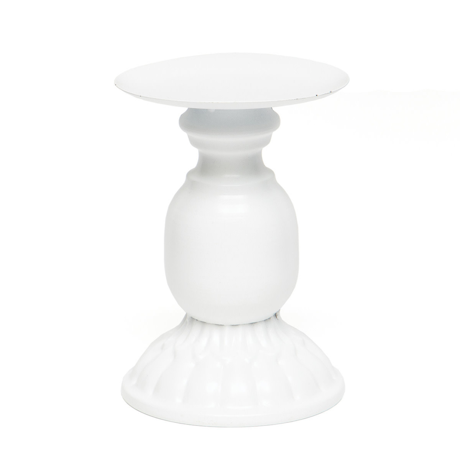 Meravic METAL CANDLEHOLDER MATTE WHITE Small A2821 loading=