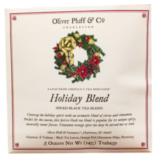 Oliver Pluff & Company Holiday Blend - 6 Teabags  E-3752