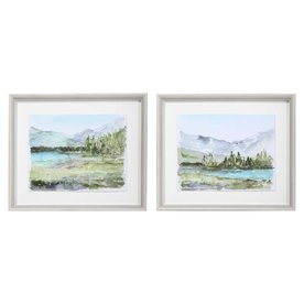 Uttermost PLEIN AIR RESERVOIR FRAMED PRINTS  Set of 2 33719