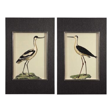 Uttermost BIRDS ON THE SHORE FRAMED PRINTS, S/2  41586