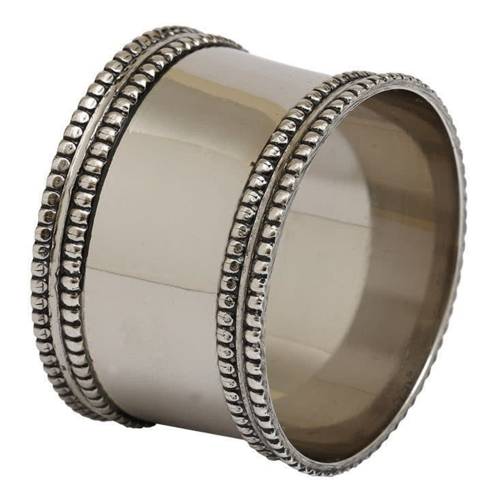 Design Imports DII Silver Band Napkin Ring  21589 loading=