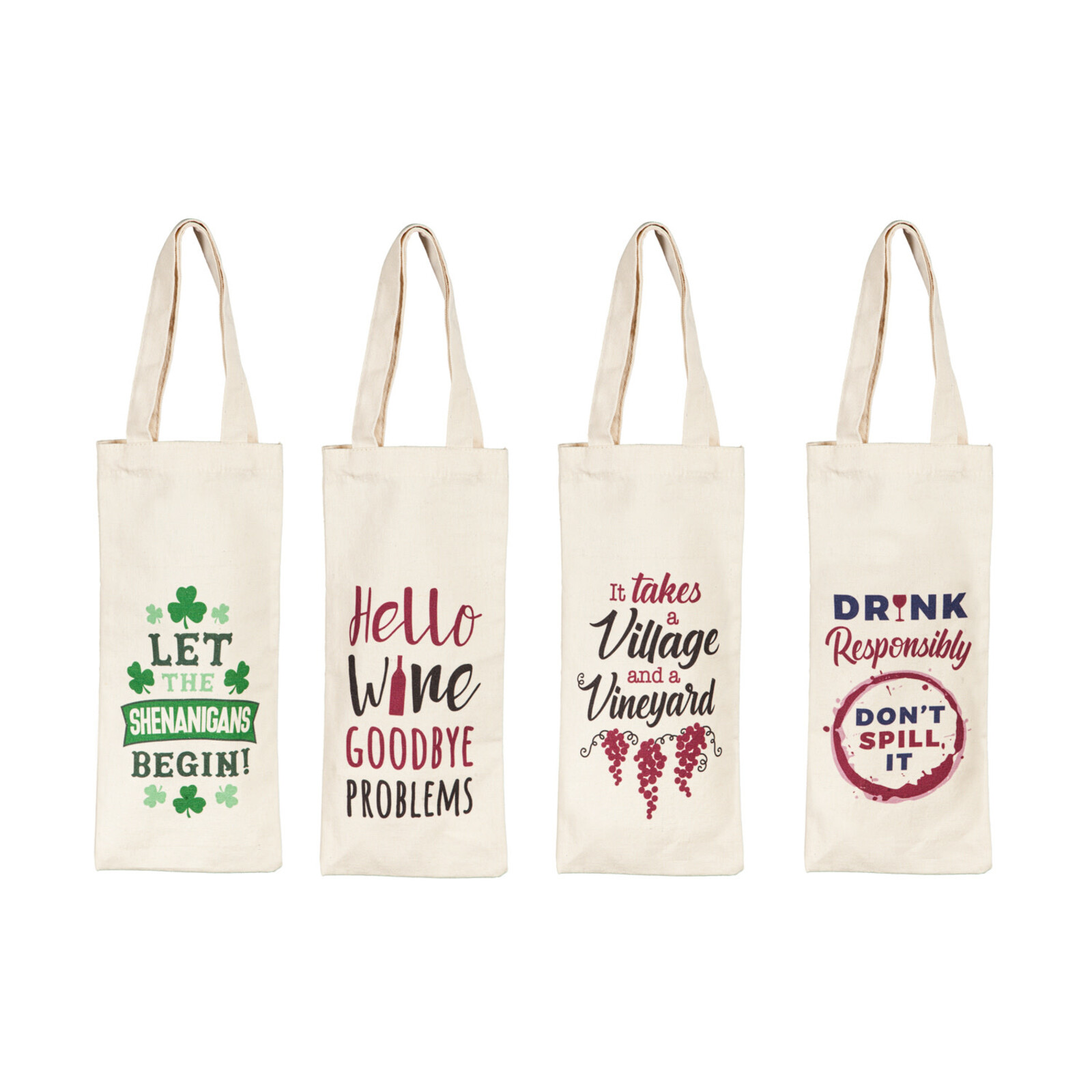 Evergreen Enterprises Wine Bags with Message    P3984 loading=