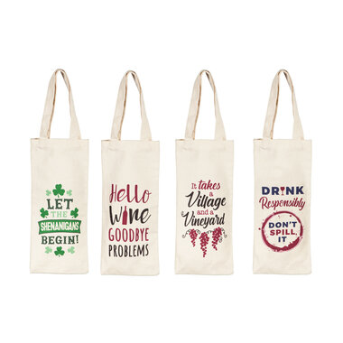 Evergreen Enterprises Wine Bags with Message    P3984