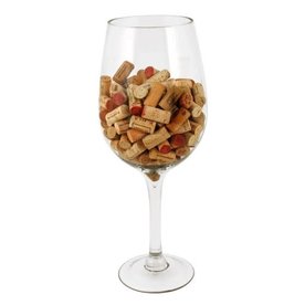 truebrands Big Bordeaux Glass: Cork Holder   2275