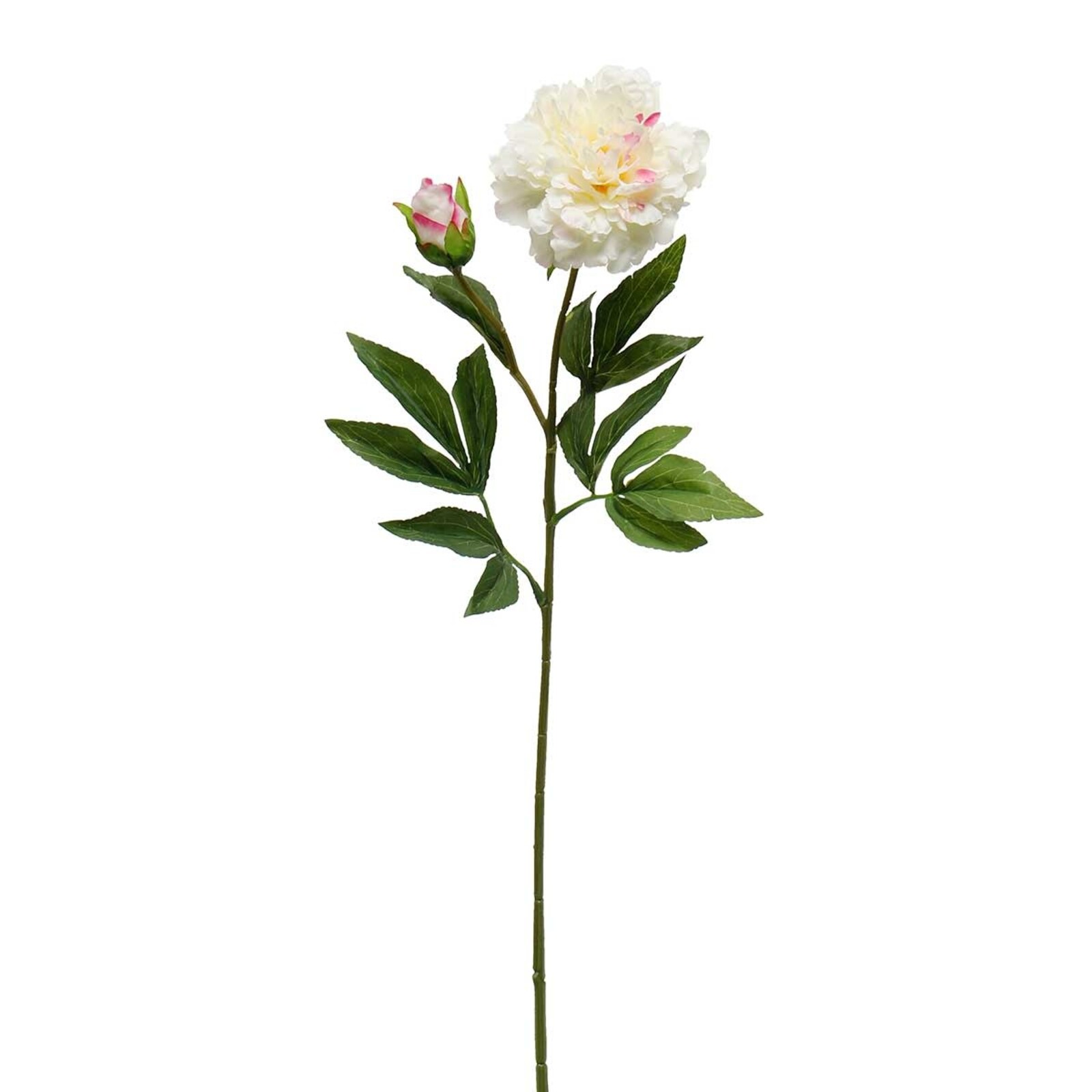 Meravic FRESH PEONY SPRAY 4.5"X28" WHITE   M9774 loading=