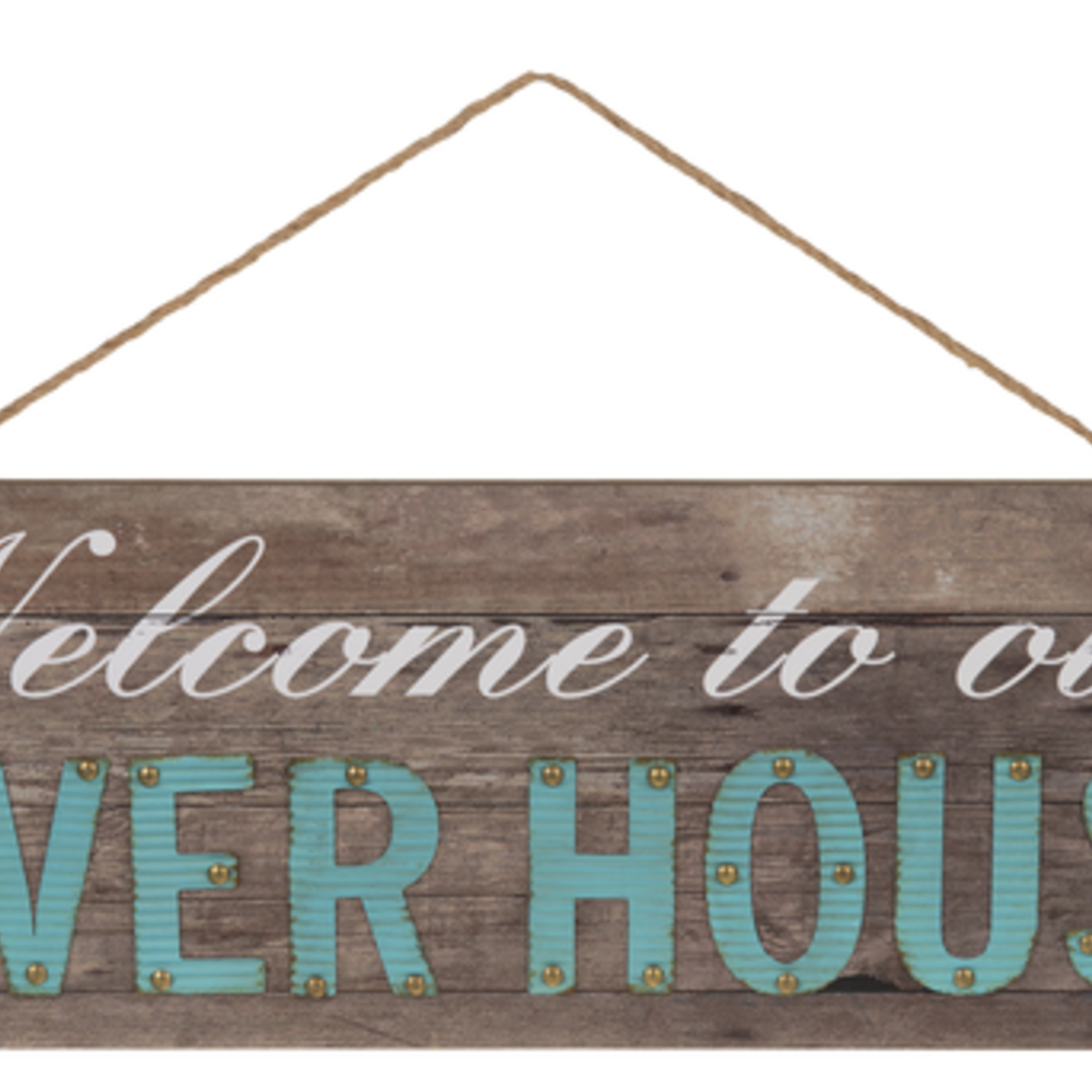 Ganz "Welcome to Our River House" Sign loading=