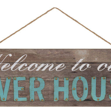 Ganz "Welcome to Our River House" Sign