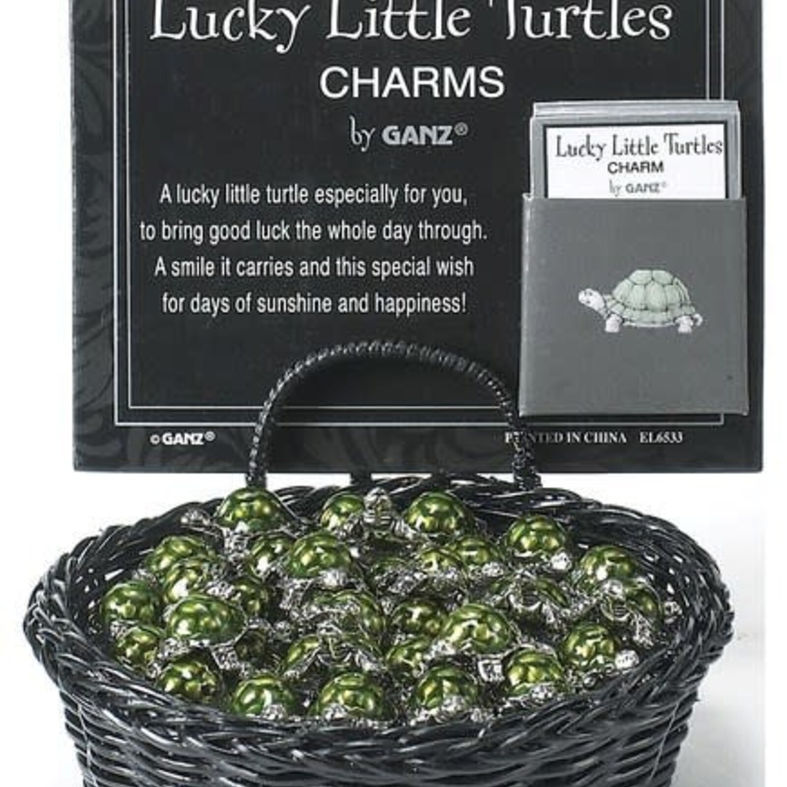 Ganz Lucky Little Turtles Charm(1) EL6533 loading=