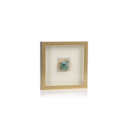 Zodax Gold Framed Emerald Crystal CH-5567