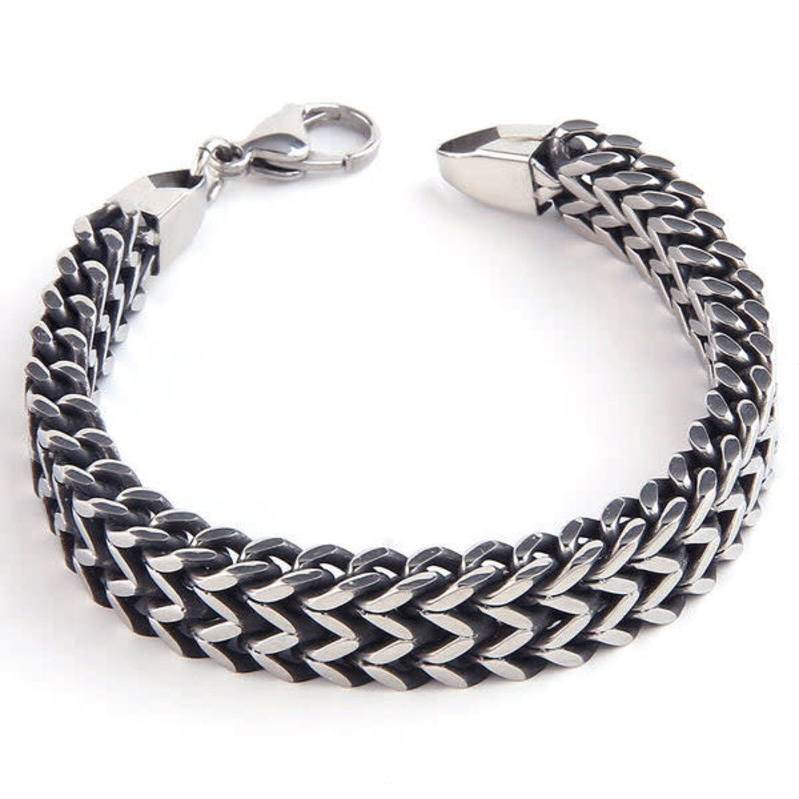 Mad Man MAD MAN Vince  STAINLESS LINK CUFF       2941F loading=