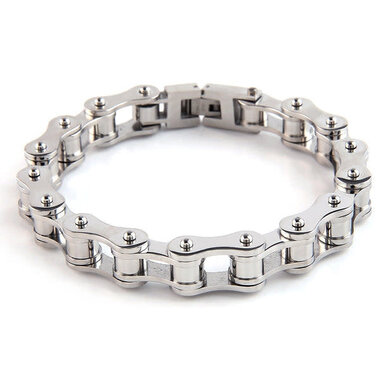 Mad Man DAKATA STAINLESS BIKE CHAIN BRACELET   2939a