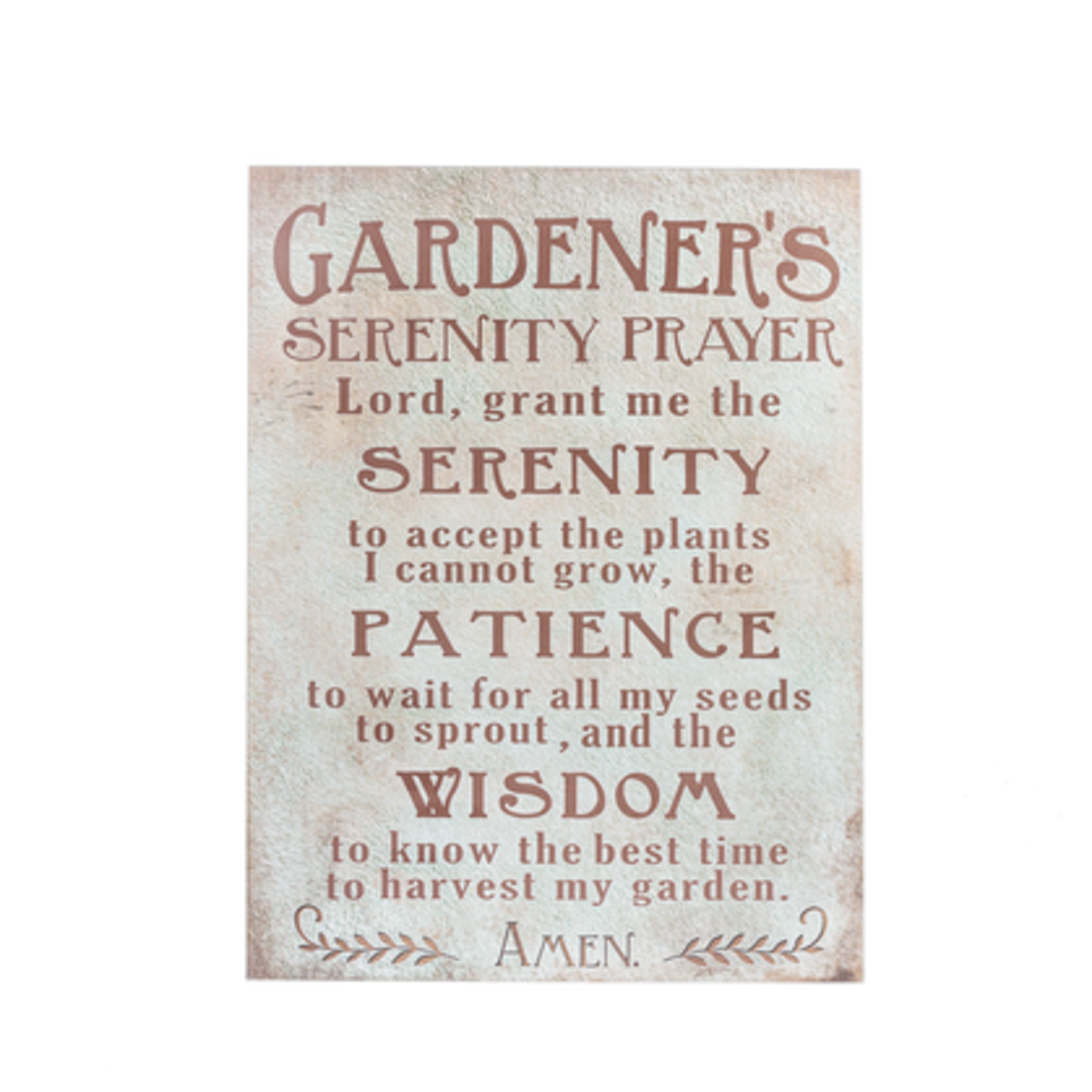 Ganz Gardener's Serenity Prayer Plaque  ER63687 loading=