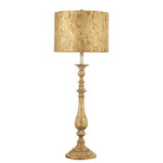 RAZ Imports Inc. 38" DISTRESSED GOLD LAMP WITH METAL SHADE  4232240