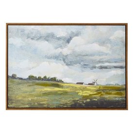 RAZ Imports Inc. 27.5" LANDSCAPE CANVAS FRAMED WALL ART