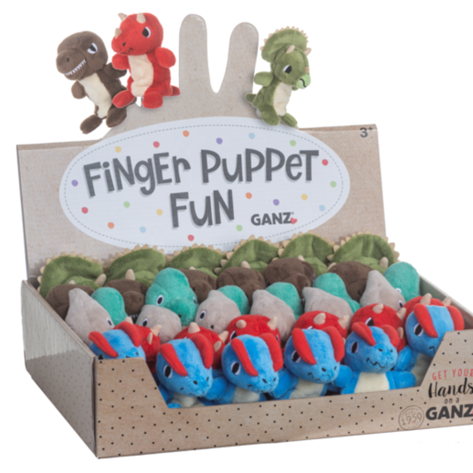 Ganz Dinosaurs Finger Puppet Fun   H14885 loading=