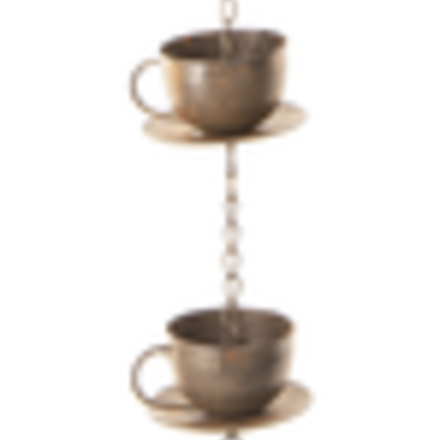 Ganz Teapot & Teacup Rain Chain with Bell   CG177480