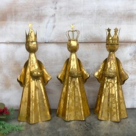 Trade Cie 14" Wisemen  ( SET of 3) with Gold Leafing   JM92004S