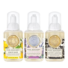 Michel Design Works LemonBasil.LavenderRosemary,HoneyAlmond FOAMS01SET