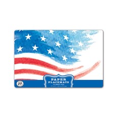 Michel Design Works Placemats Red, White & Blue Paper Placemats   PM343