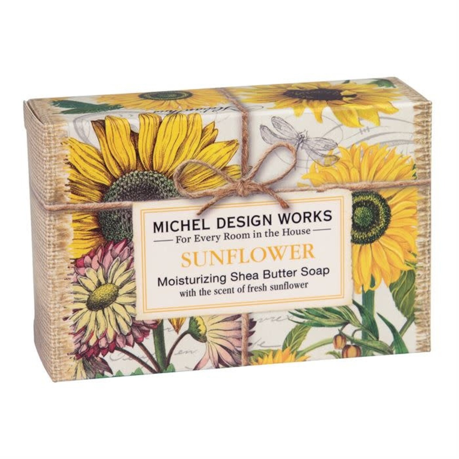 Michel Design Works Sunflower Boxed Single Soap SOAX350 loading=