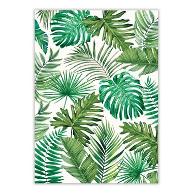 Michel Design Works Kitchen Towel Palm Breeze  TOW336