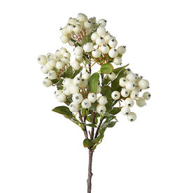 RAZ Imports Inc. 22.75" SNOWY WHITE BERRY BUSH  F4212932