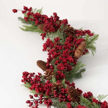Sullivans PINE AND BERRY GARLAND 5'     GD1451