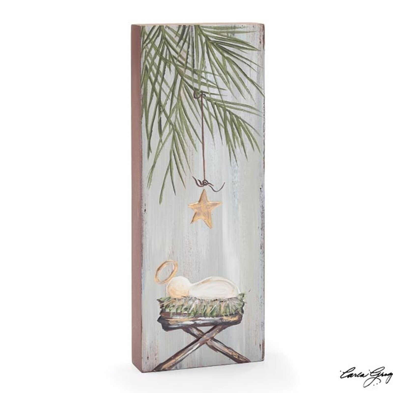 Burton + Burton BABY JESUS  IN MANGER SHELF SITTER  9742388 loading=