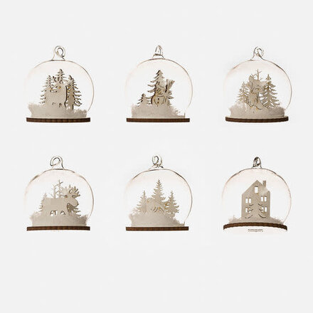 One Hundred 80 Degrees Mini Dome Ornament   EM1357