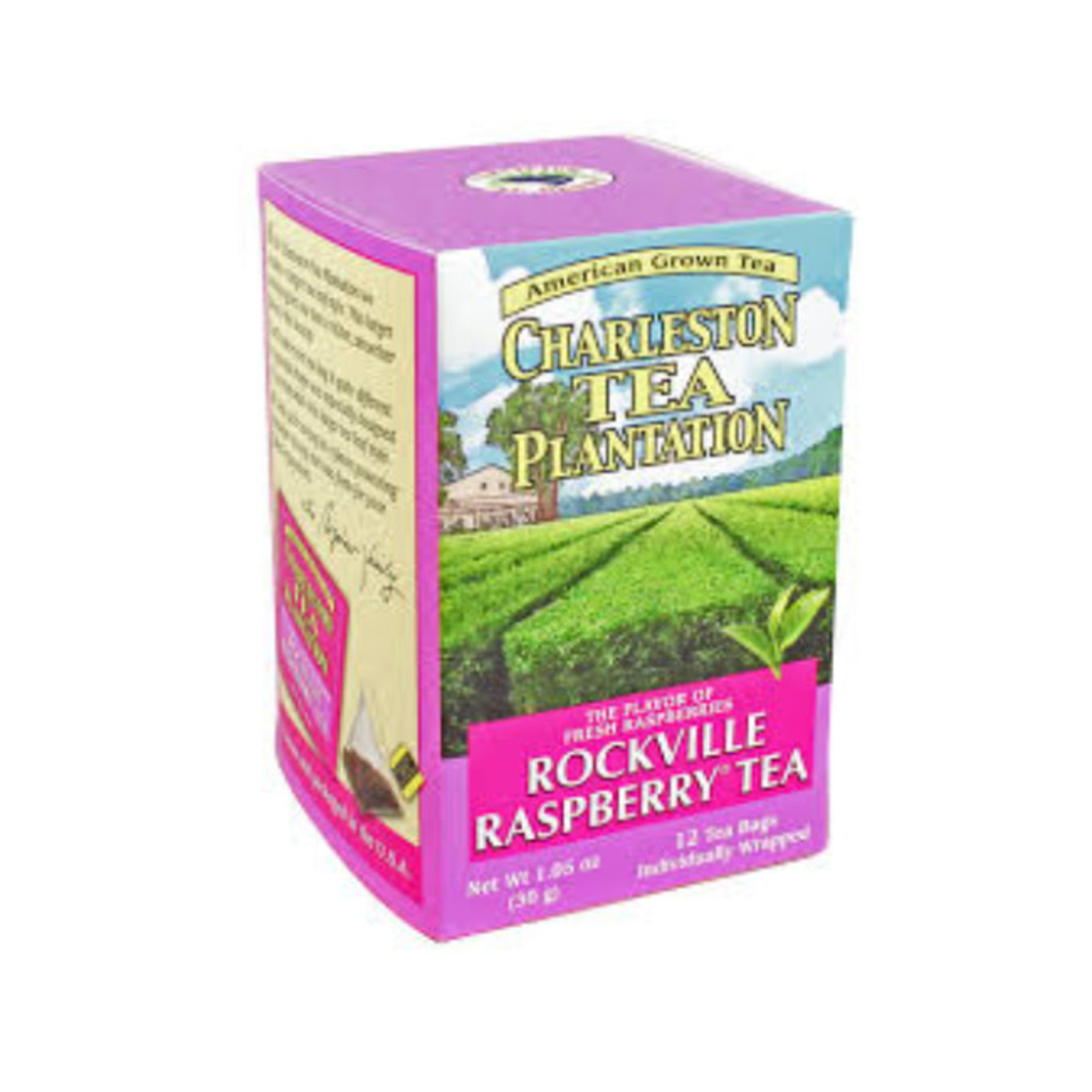 The Charleston Tea Company Rockville Raspberry Tea  12 Tea Bags loading=