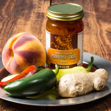 Sallie's Greatest Peach Pepper & Ginger Jam