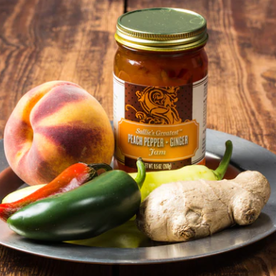 Sallie's Greatest Peach Pepper & Ginger Jam