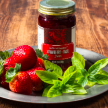 Sallie's Greatest Strawberry & Basil Jam