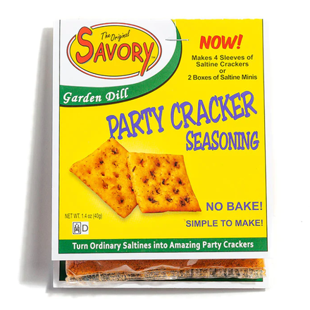 Savory Savory Party Cracker Seasoning  Garden Dill