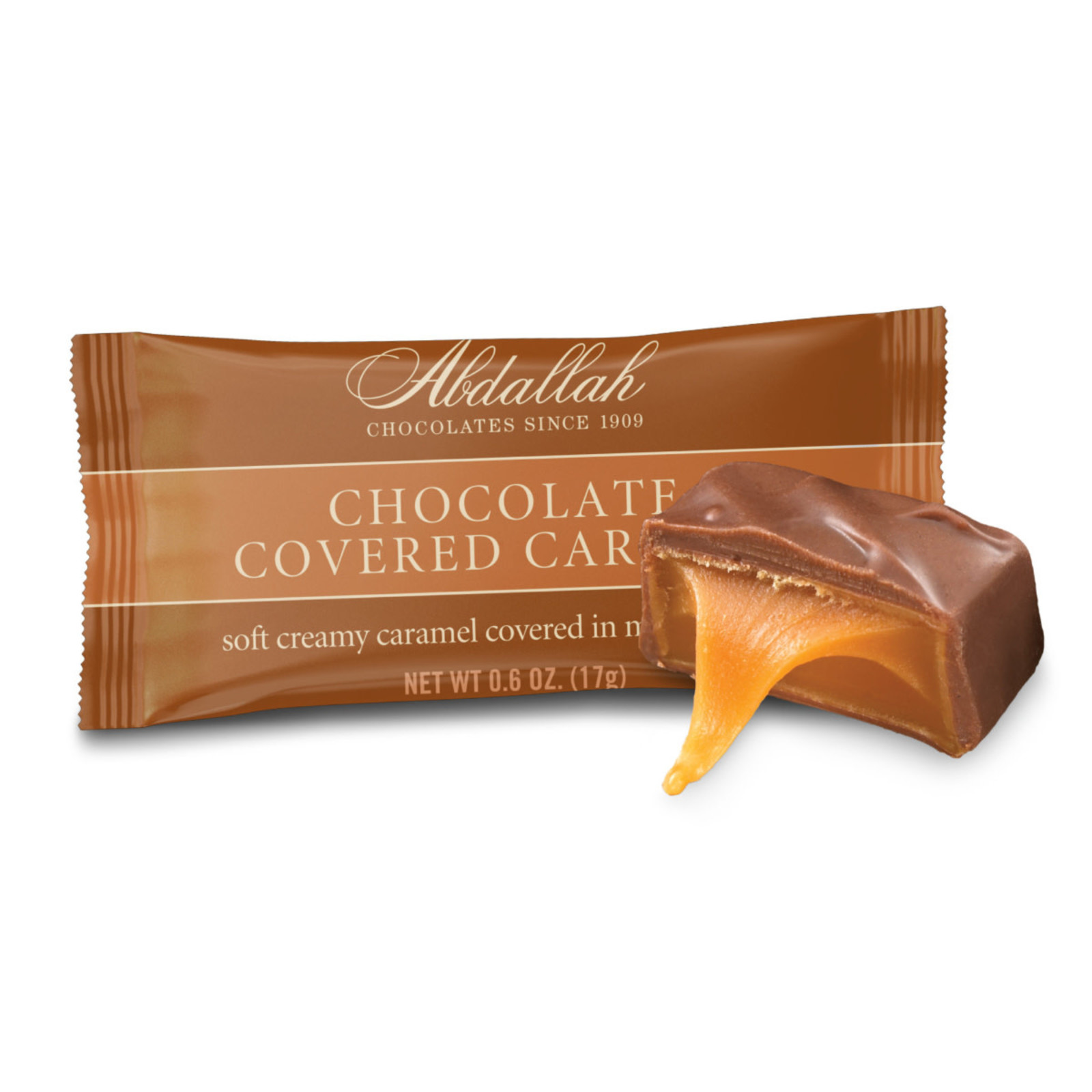 Abdallah Chocolate Covered Carmel Single loading=